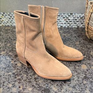 rag & bone Western Camel Suede Heeled Boots